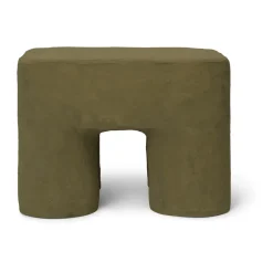 Ferm Living Children's Chairs|Children's Chairs*Podo stool, Khaki Green