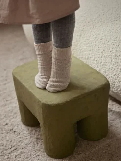 Ferm Living Children's Chairs|Children's Chairs*Podo stool, Khaki Green