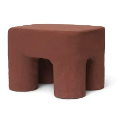 Ferm Living Children's Chairs|Children's Chairs*Podo stool, Red Brown RedBrown