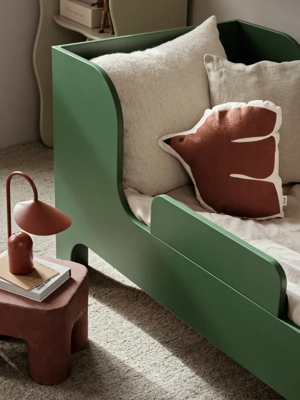 Ferm Living Children's Chairs|Children's Chairs*Podo stool, Red Brown RedBrown