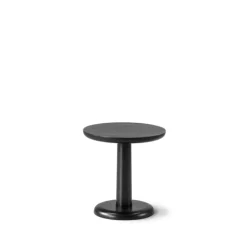 Fredericia Furniture Side Tables*Pon side table, lacquered oak, Ø35 cm Black