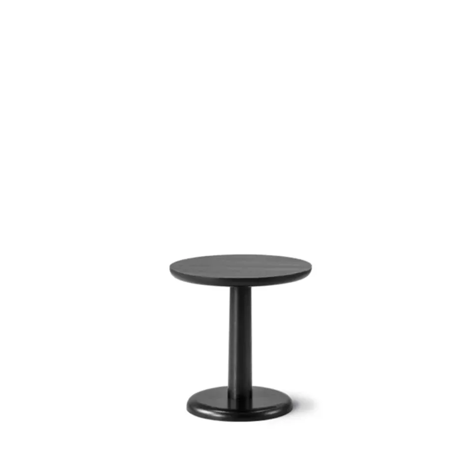 Fredericia Furniture Side Tables*Pon side table, lacquered oak, Ø40 cm Black