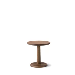 Fredericia Furniture Side Tables*Pon side table, Smoked oak oil, Ø40 cm Beige