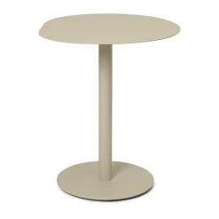 Ferm Living Balcony Furniture|Table For Outdoor Use*Pond coffee table Ø64x72 cm, Cashmere Beige