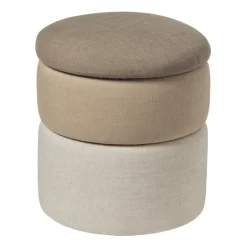 Broste Copenhagen Sitting Poufs*Pond pouffe 42 cm, shades Beige