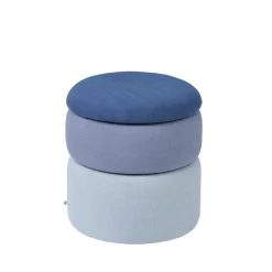 Broste Copenhagen Sitting Poufs*Pond pouffe 42 cm, shades Blue