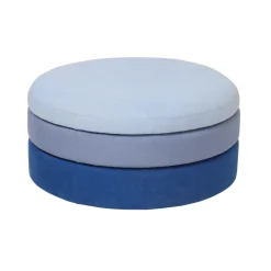 Broste Copenhagen Sitting Poufs*Pond pouffe 30 cm, shades Blue