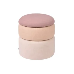 Broste Copenhagen Sitting Poufs*Pond pouffe 42 cm, Rose shades Pink