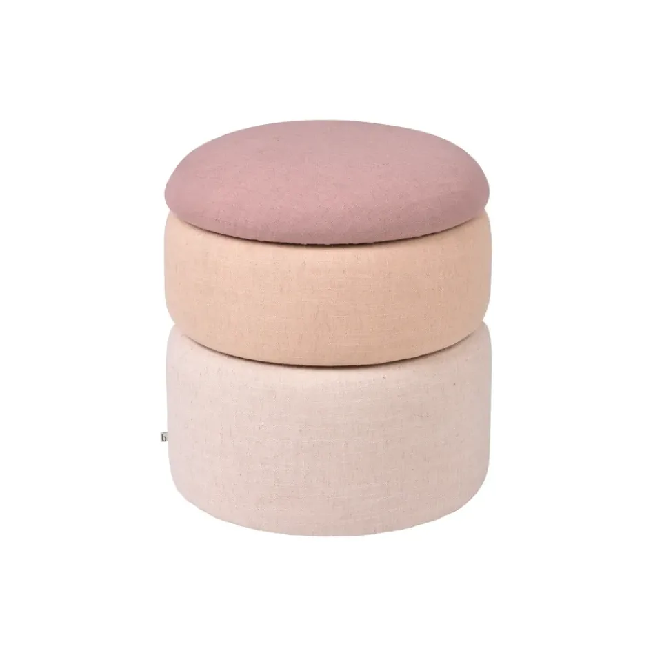 Broste Copenhagen Sitting Poufs*Pond pouffe 42 cm, Rose shades Pink