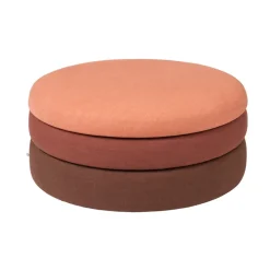 Broste Copenhagen Sitting Poufs*Pond pouffe 30 cm, Rusty shades RedBrownOrange