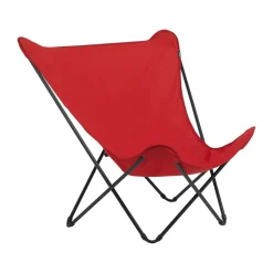 Lafuma Outdoor Lounge Furniture*Popup XL Seville sun lounger, Garance/ Red