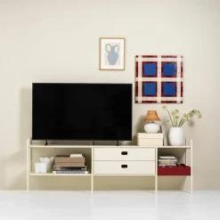 TÔNN furniture Shelves & Shelving Systems*Portal side unit 67 cm, Off- White