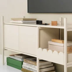 TÔNN furniture Shelves & Shelving Systems*Portal side unit 67 cm, Off- White