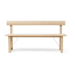 Form & Refine Benches*Position bench 155 cm, Oak-brass Brown