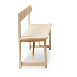 Form & Refine Benches*Position bench 155 cm, Oak-brass Brown