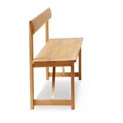 Form & Refine Benches*Position bench 155 cm, Oak-steel Brown