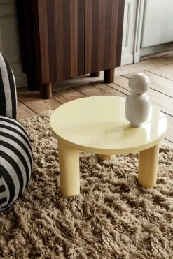 Ferm Living Coffee Tables*Post coffee table small 65 cm, Lemonade Yellow