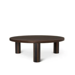 Ferm Living Coffee Tables*Post Coffee table, Smoked oak, large, lines Beige
