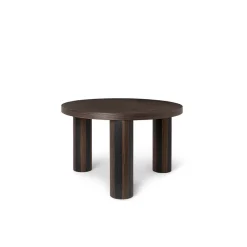 Ferm Living Coffee Tables*Post Coffee table, Smoked oak, small, lines Beige