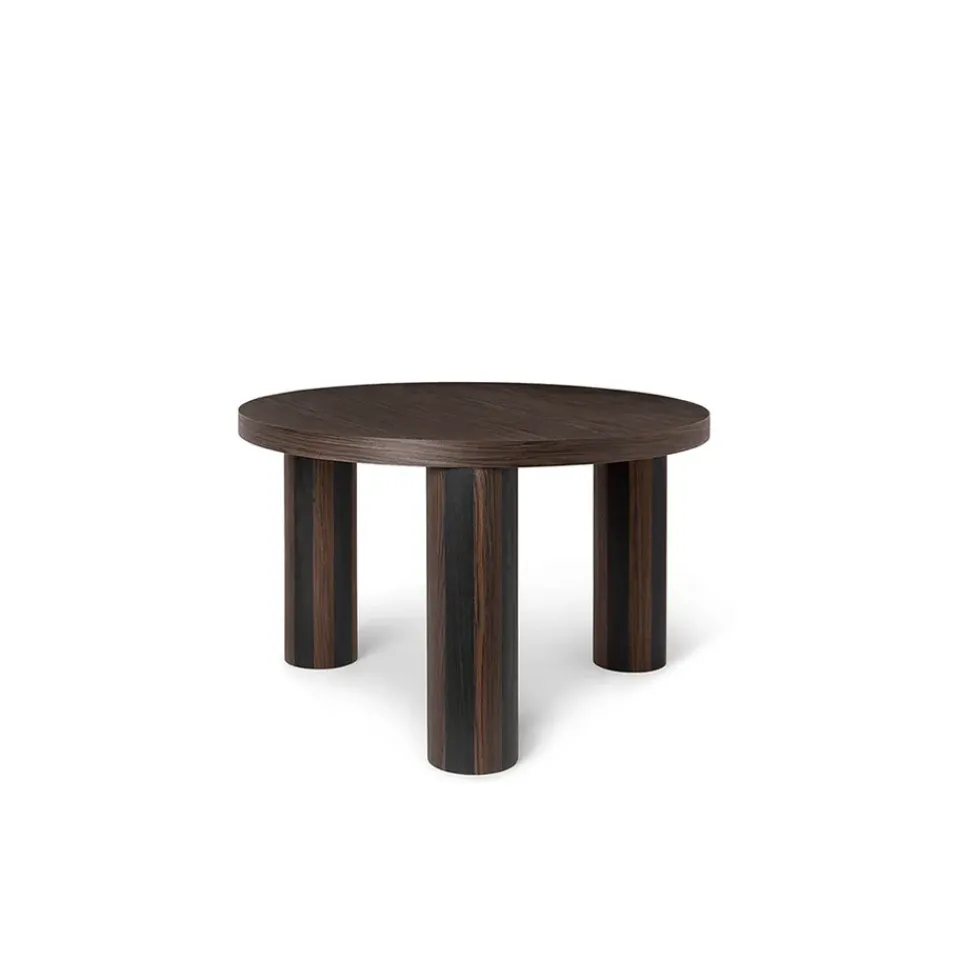 Ferm Living Coffee Tables*Post Coffee table, Smoked oak, small, lines Beige