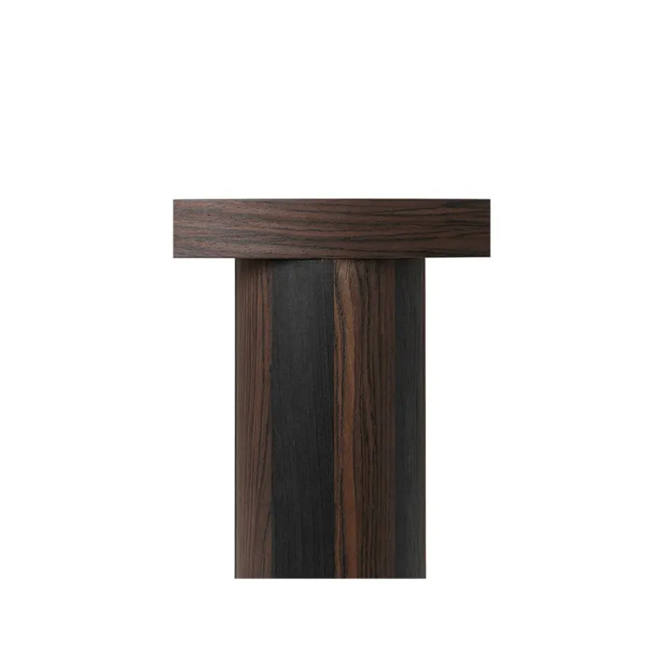 Ferm Living Coffee Tables*Post Coffee table, Smoked oak, small, lines Beige