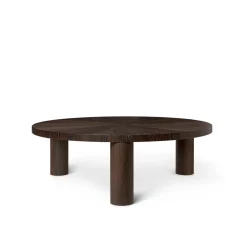 Ferm Living Coffee Tables*Post Coffee table, Smoked oak, large, stars Beige