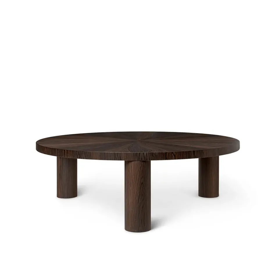 Ferm Living Coffee Tables*Post Coffee table, Smoked oak, large, stars Beige
