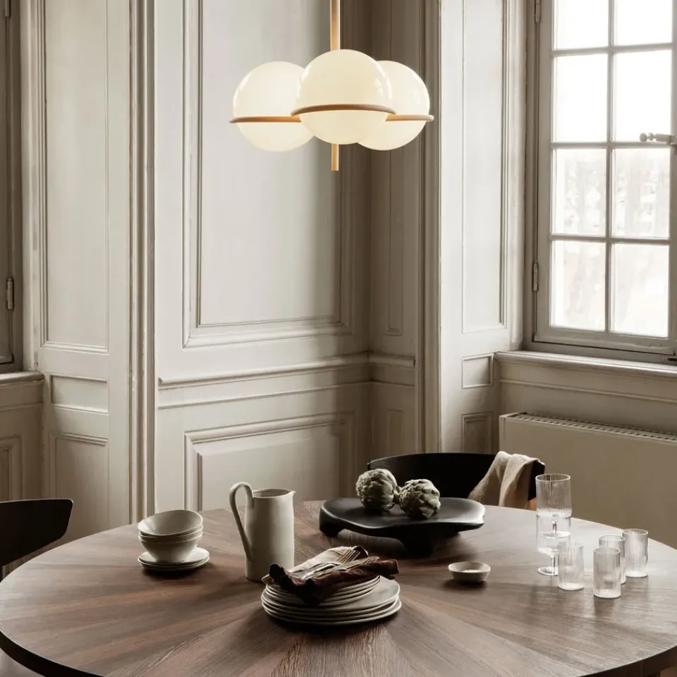 Ferm Living Dining Tables*Post dining table, Oak smoked. star Beige