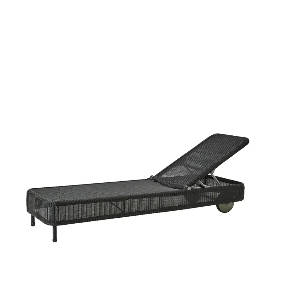 Cane-line Seating*Presley sun lounger weave, Black