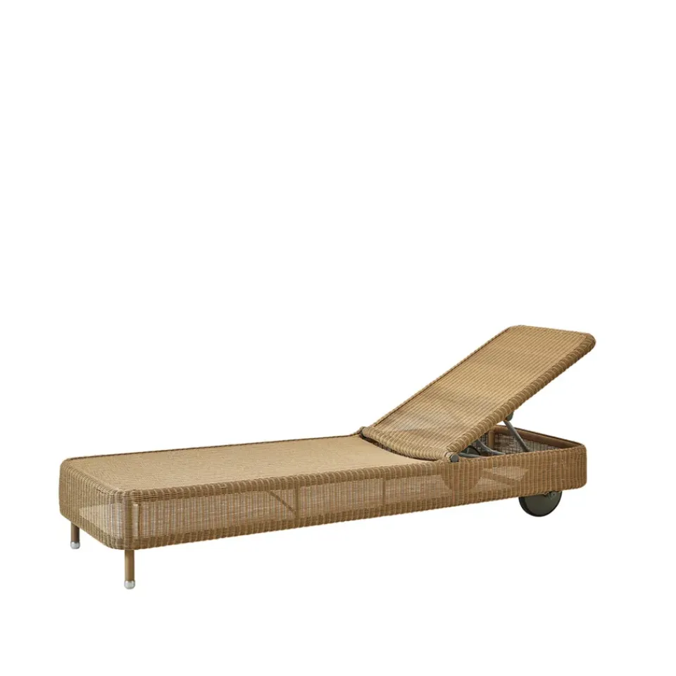 Cane-line Seating*Presley sun lounger weave, Natural Beige