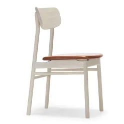 Stolab Chairs*Prima Vista chair, Elmotique leather 43807 cognac-birch light matte finish Brown