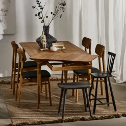 Stolab Dining Tables*Prima Vista dining table, Oak natural oil-180cm-1 insert Beige