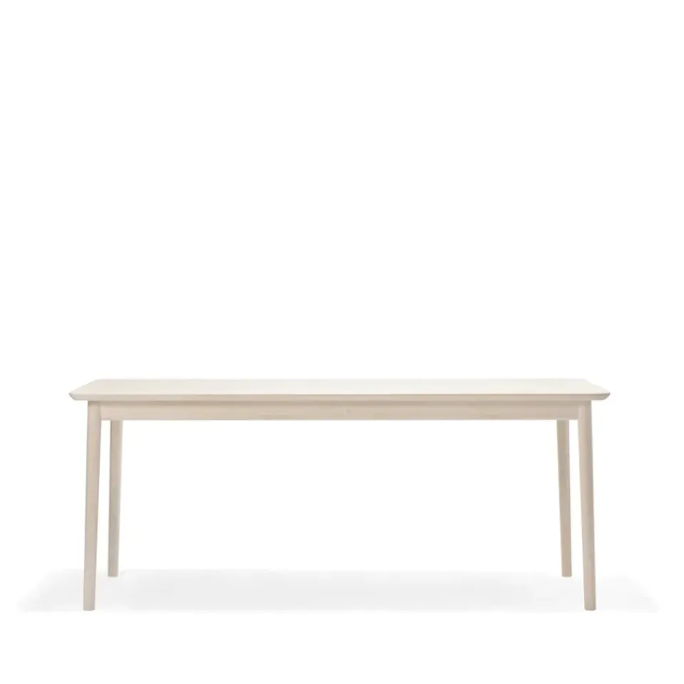Stolab Dining Tables*Prima Vista dining table, Birch light matt lacquer-180cm-1 insert Beige
