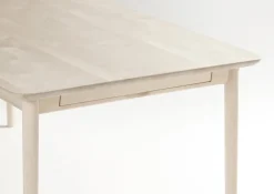 Stolab Dining Tables*Prima Vista dining table, Birch white oiled 120x90 cm white oiled + 1 extension piece Beige