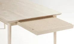 Stolab Dining Tables*Prima Vista dining table, Birch white oiled 120x90 cm white oiled + 1 extension piece Beige