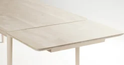 Stolab Dining Tables*Prima Vista dining table, Birch white oiled 120x90 cm white oiled + 1 extension piece Beige