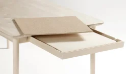 Stolab Dining Tables*Prima Vista dining table, Birch white oiled 120x90 cm white oiled + 1 extension piece Beige