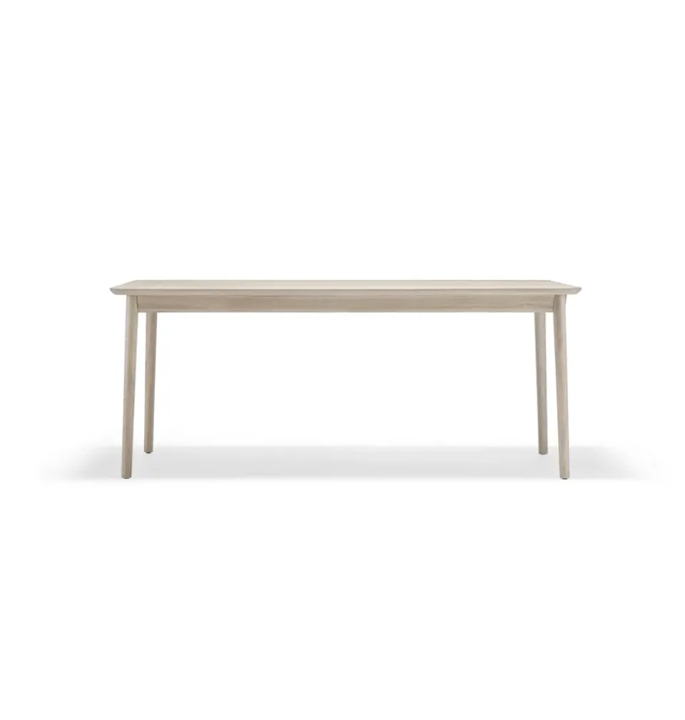 Stolab Dining Tables*Prima Vista dining table, Oak light matt lacquer-180cm-1 insert Beige