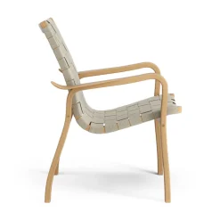 Swedese Armchairs & Footstools*Primo arm chair low oiled oak, Natural Beige