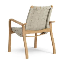 Swedese Armchairs & Footstools*Primo arm chair low oiled oak, Natural Beige