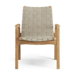 Swedese Armchairs & Footstools*Primo arm chair low oiled oak, Natural Beige
