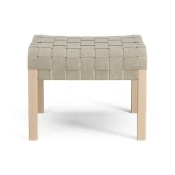 Swedese Armchairs & Footstools*Primo foot stool laquered beech, Natural Beige