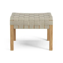Swedese Armchairs & Footstools*Primo foot stool oiled oak, Natural Beige