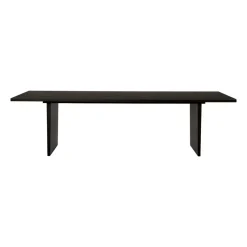 GUBI Dining Tables*Private dining room table 100x260 cm, Brown- stained oak Black