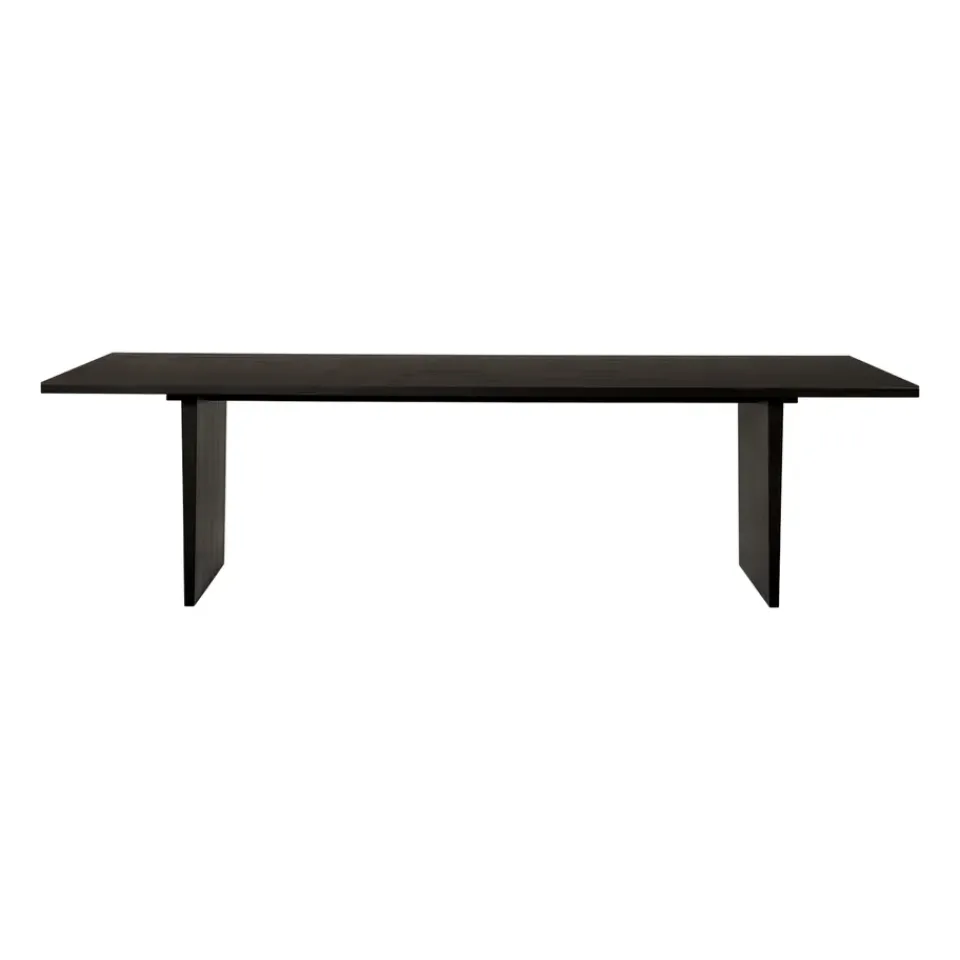 GUBI Dining Tables*Private dining room table 100x260 cm, Brown- stained oak Black