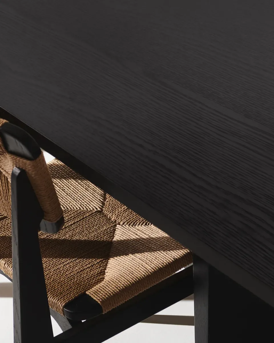 GUBI Dining Tables*Private dining room table 100x260 cm, Brown- stained oak Black