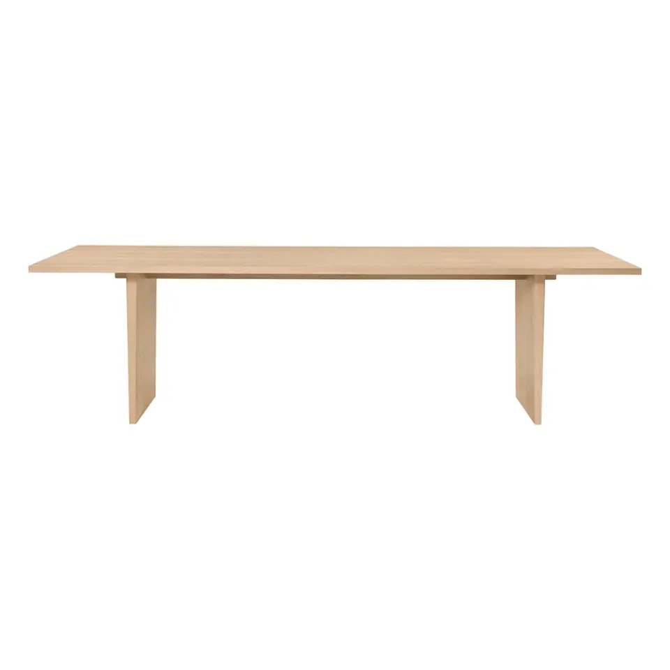 GUBI Dining Tables*Private dining room table 100x260 cm, Light-stained oak Beige