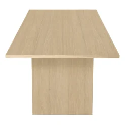 GUBI Dining Tables*Private dining room table 100x260 cm, Light-stained oak Beige