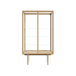 GUBI Display & Glass Cabinets*Private display cabinet, Glass. light stained oak Transparent