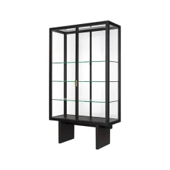 GUBI Display & Glass Cabinets*Private display cabinet, Glass. brown-black stained oak Transparent